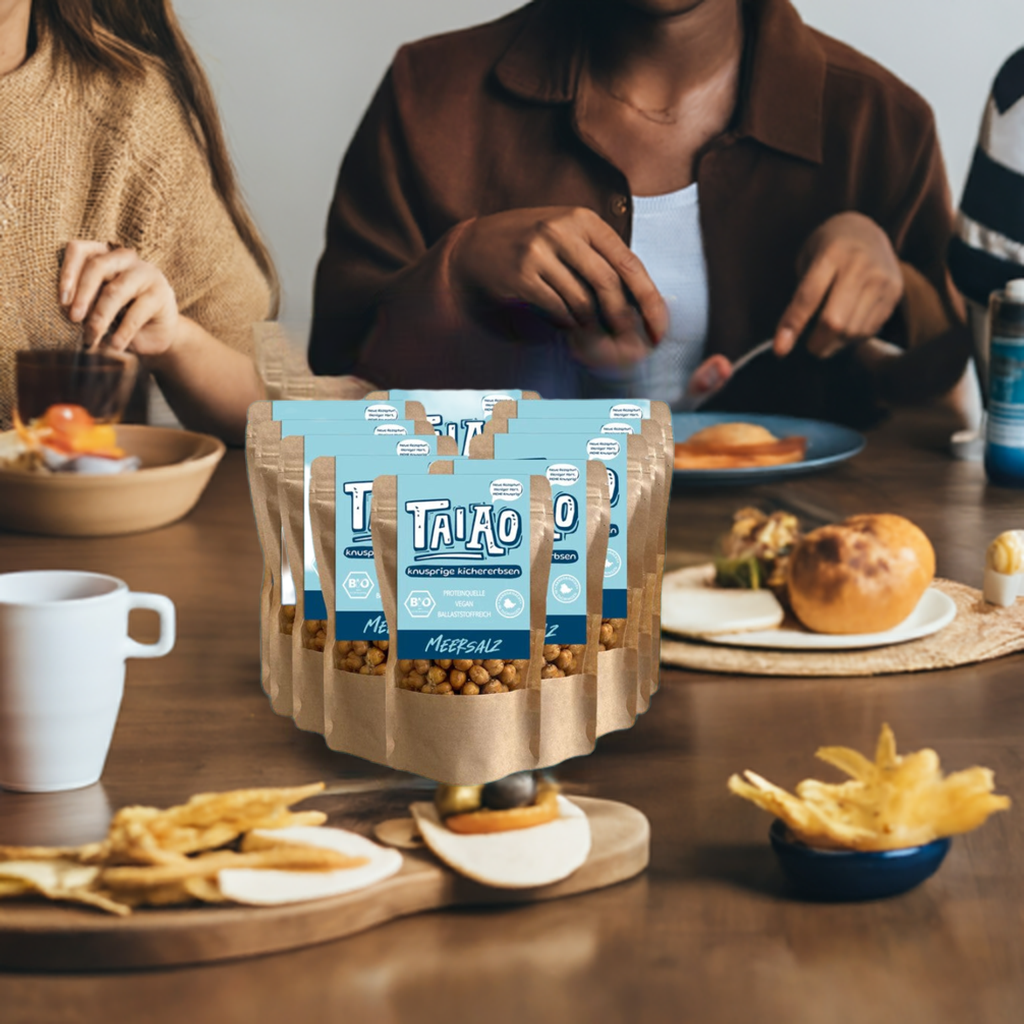 Meersalz Kichererbsen (10er): Knusprig, bio & natürlich lecker! | TAIAO