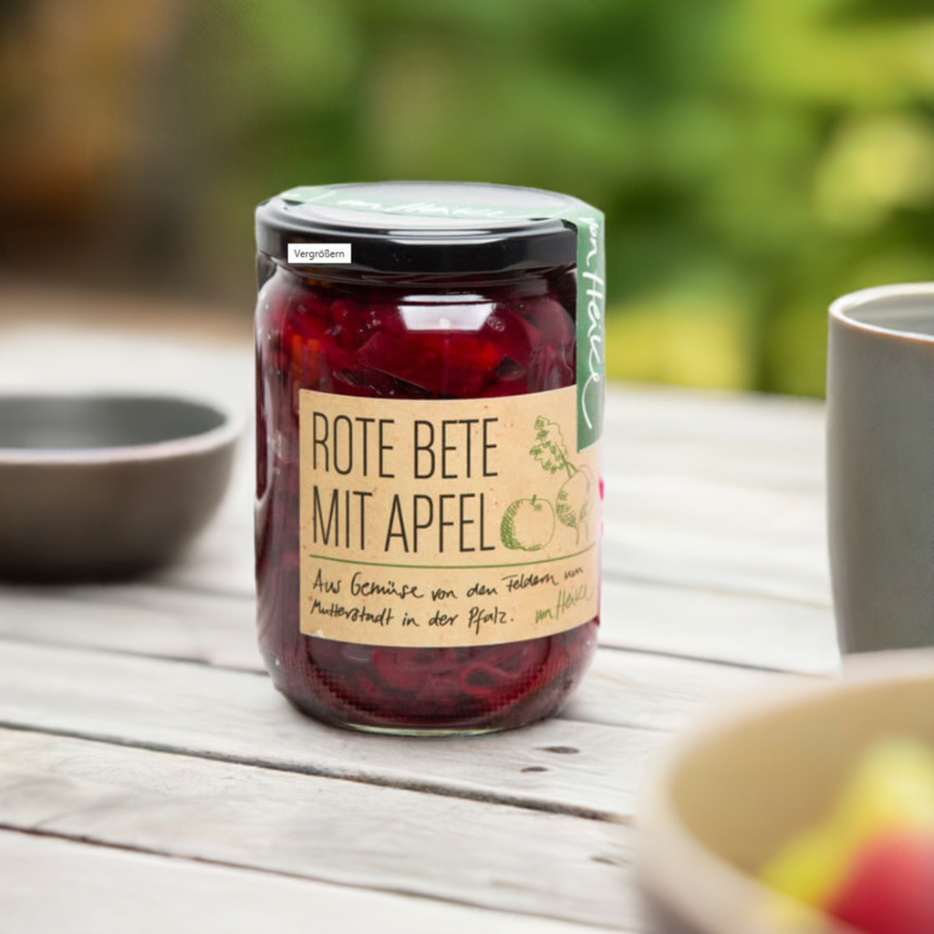 Rote Bete Apfel aus der Pfalz: Süß-sauer, direkt vom Feld | von Heike