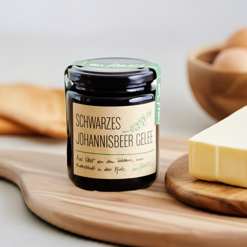 Schwarzes Johannisbeer Gelee aus der Pfalz: Intensiv & Fruchtig | von Heike