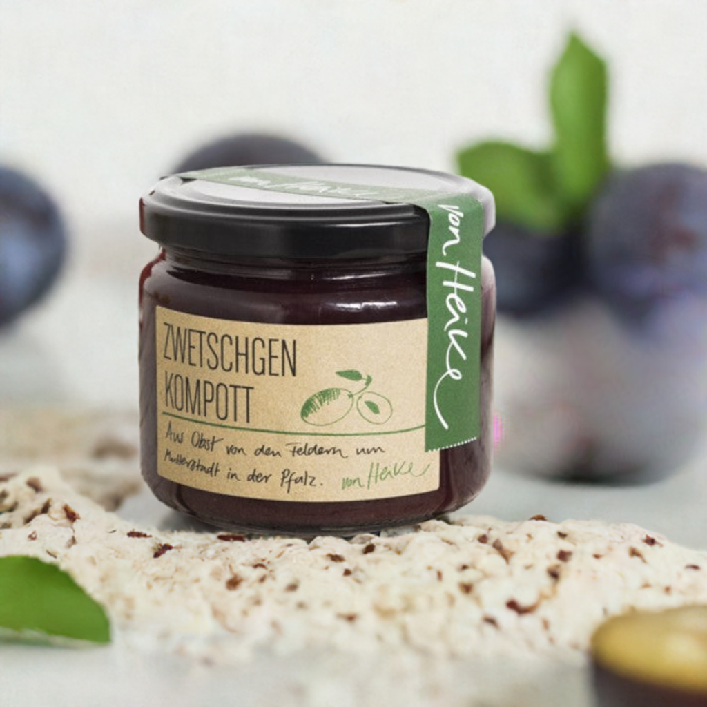 Zwetschgenkompott aus der Pfalz: 290g pures Obst | von Heike