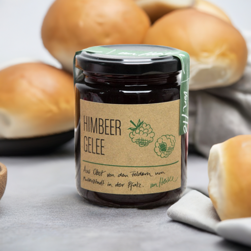 Himbeer Gelee aus der Pfalz: 55% Früchte, Eigenanbau | von Heike