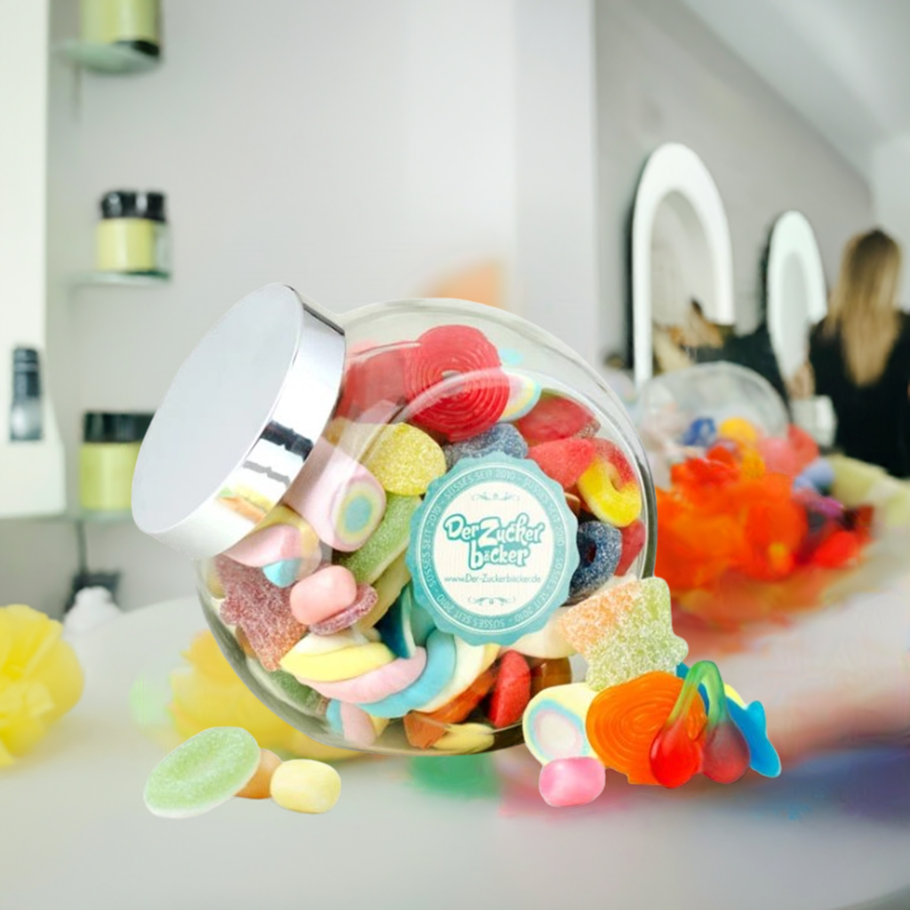 Buntes Süßigkeiten-Glas für dich & deine Lieben | Der Zuckerbäcker