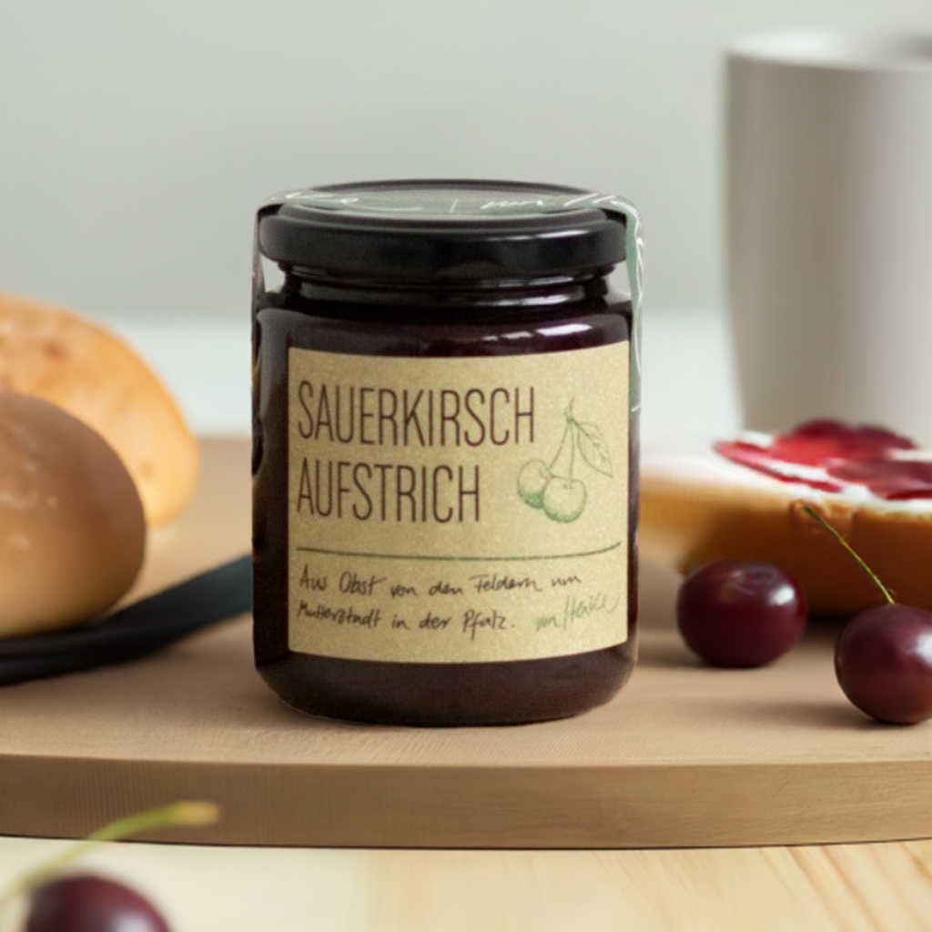 Natürlicher Sauerkirschaufstrich – Vegan | von Heike
