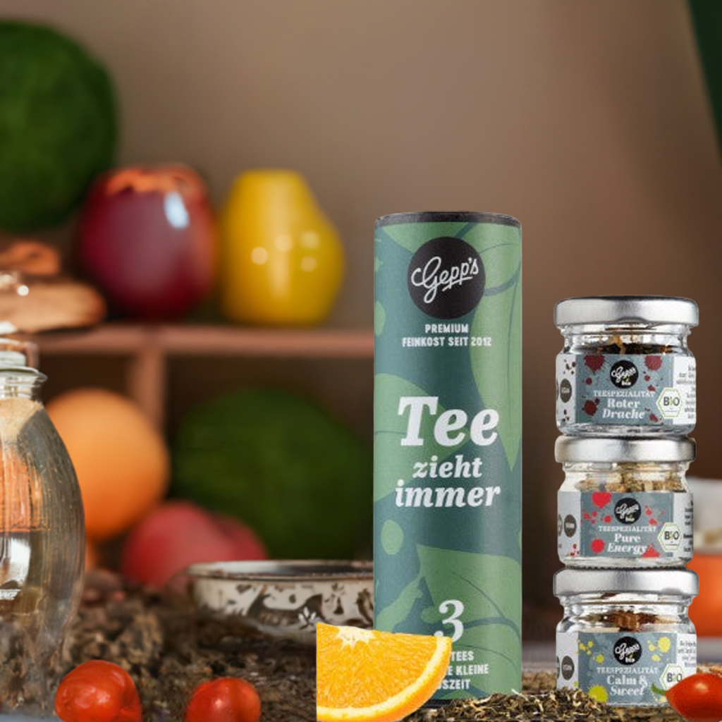 Bio-Tee Geschenk: 3 Aromen für Entspannungsmomente | Gepp's
