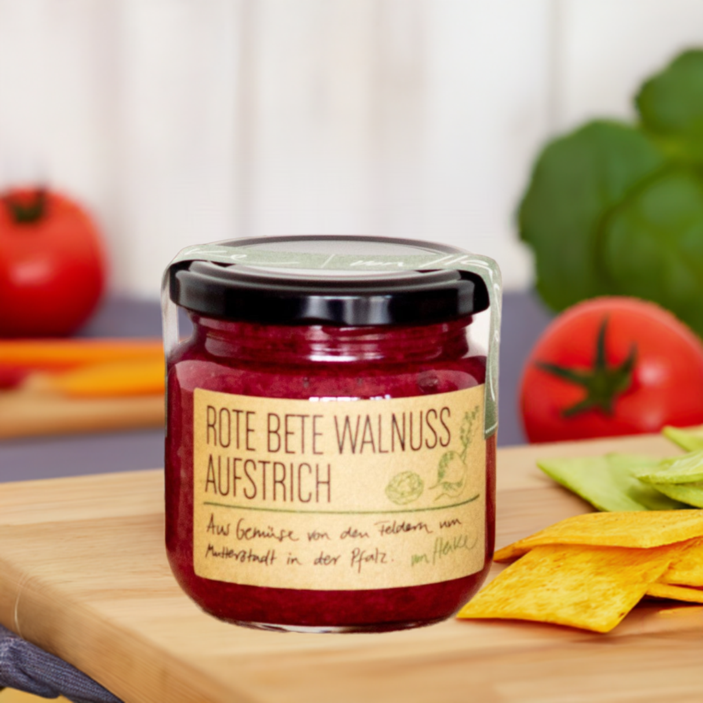 Rote Bete Walnuss Aufstrich: Nussig & Herzhaft | von Heike