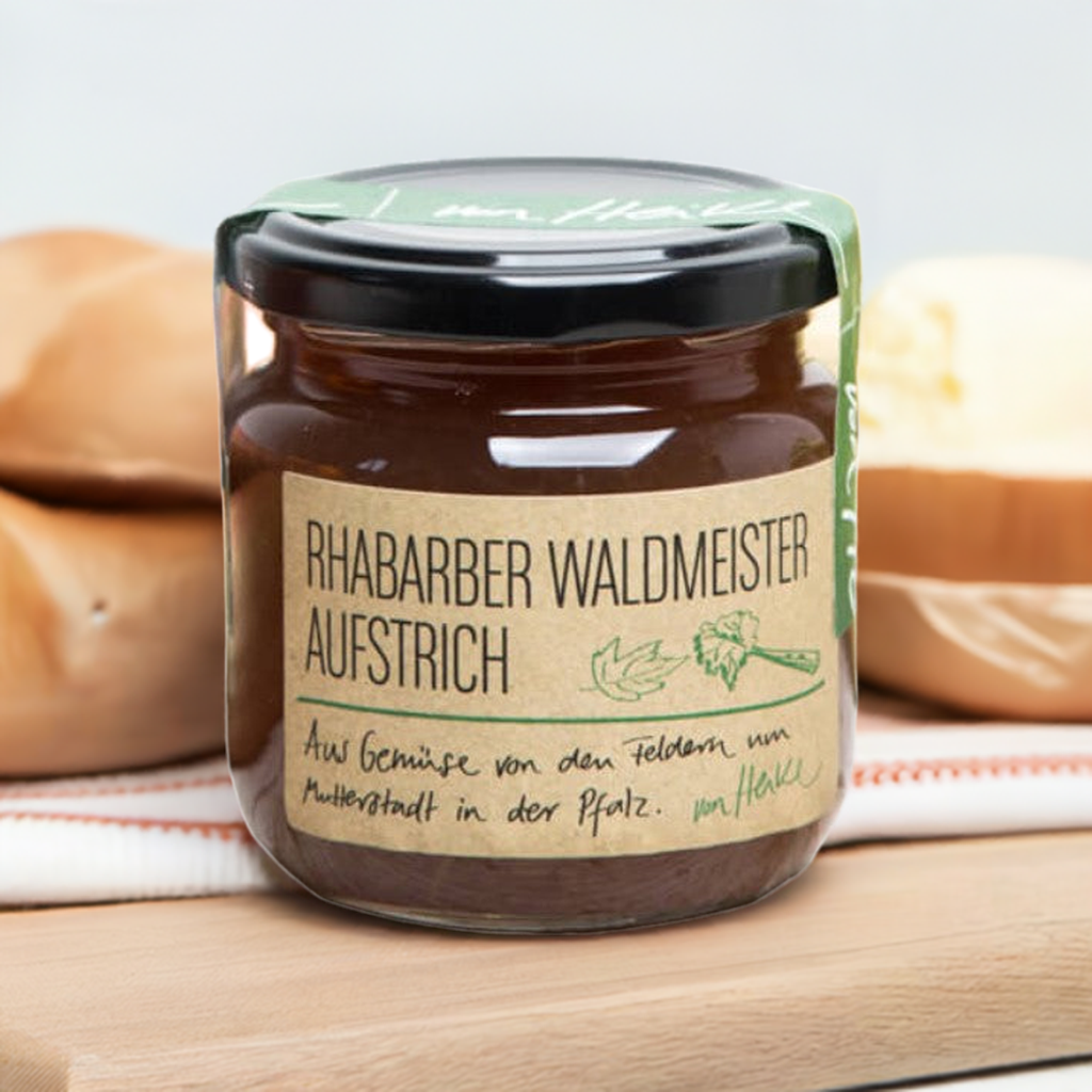 Rhabarber Waldmeister Aufstrich: Frühlingsgenuss | von Heike