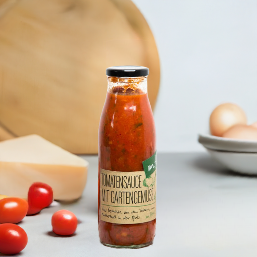 Vegane Tomatensauce: Gartengemüse aus Eigenanbau | von Heike
