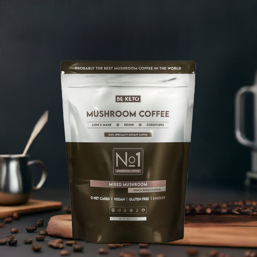 Mushroom Kaffee: Fokus & Power. Lion's Mane, Cordyceps & Reishi | Simply Keto