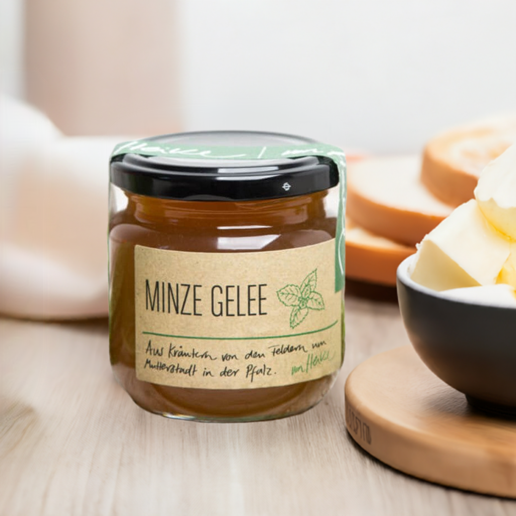 Minze Gelee: Frische Minze, aromatischer Genuss | von Heike