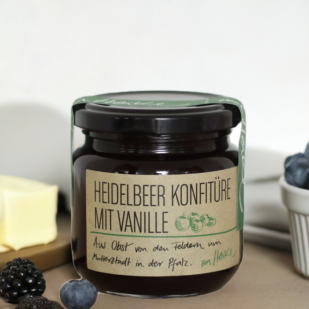Heidelbeer Aufstrich: Vanille, natürliche Zutaten | von Heike