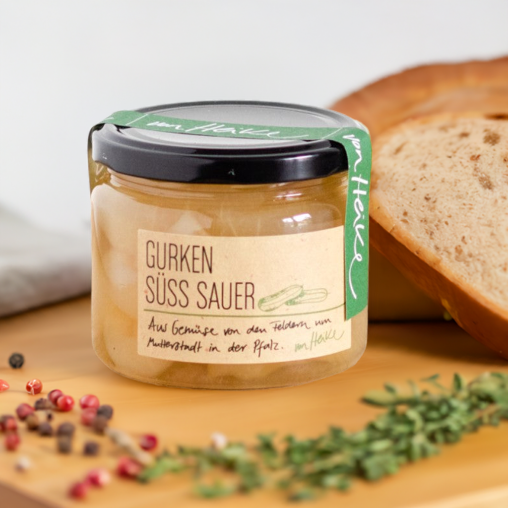Süß-saure Gurken aus der Pfalz: Knackig, traditionell, Eigenanbau | von Heike