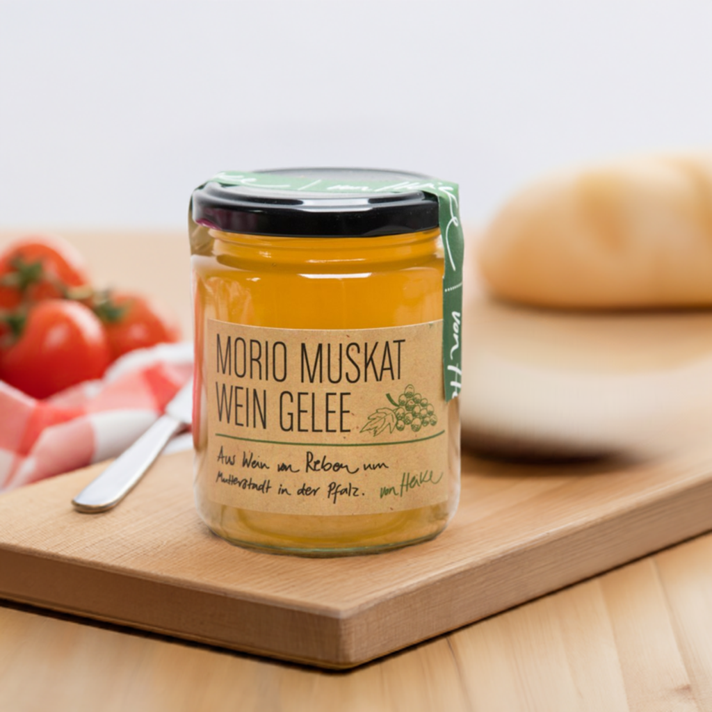 Pfälzer Morio Muskat Weingelee: Genussmomente | von Heike
