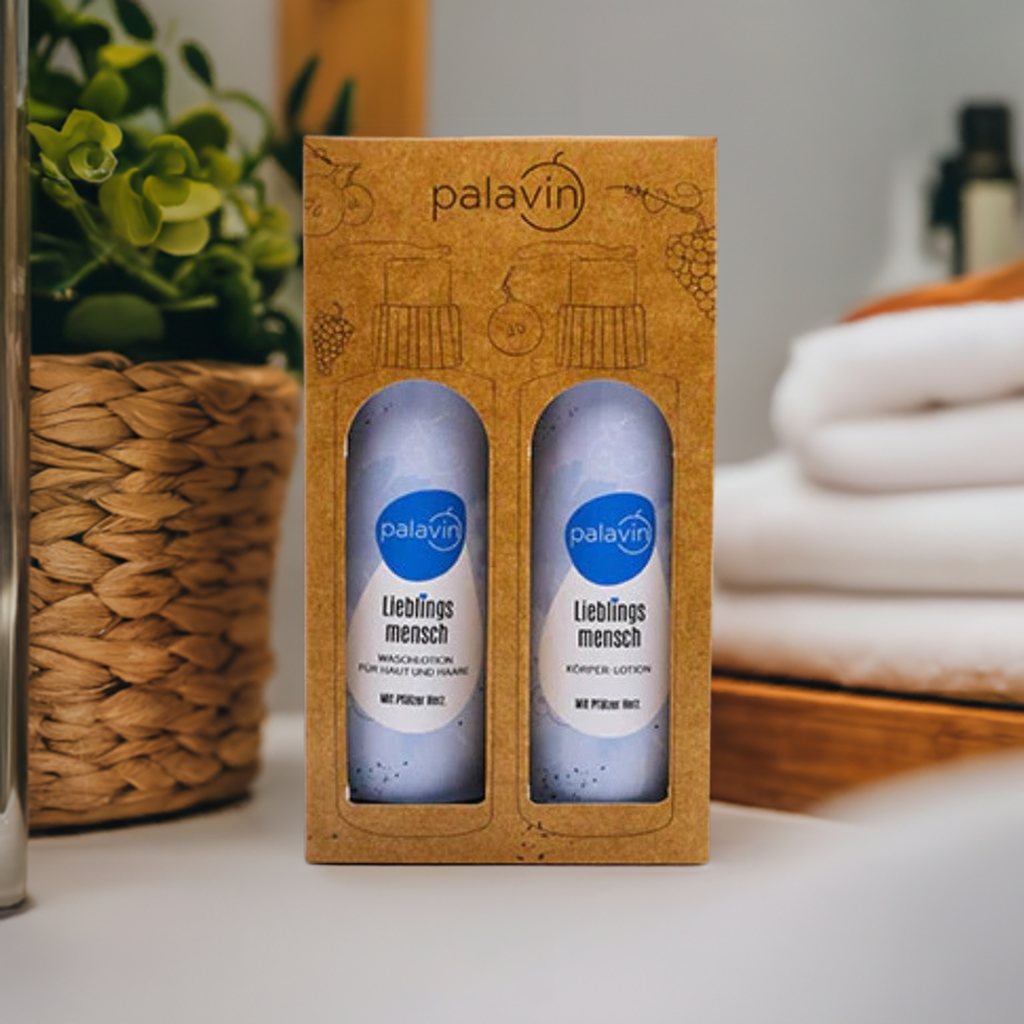 Pfalz-Geschenk Mann: Lieblingsmensch Pflege-Set | Palavin
