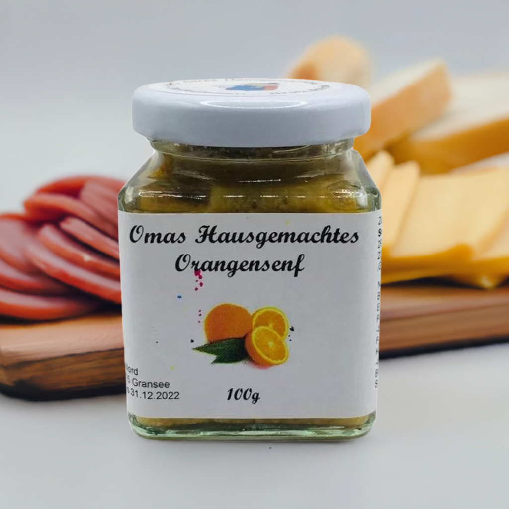Frischer Orangensenf: Natürlich & fruchtig | Omas Hausgemachtes