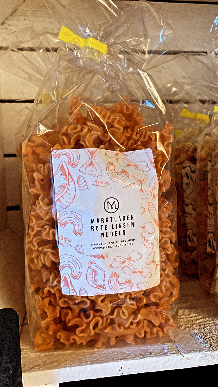 Rote Linsen Nudeln – Proteinreiche Pasta