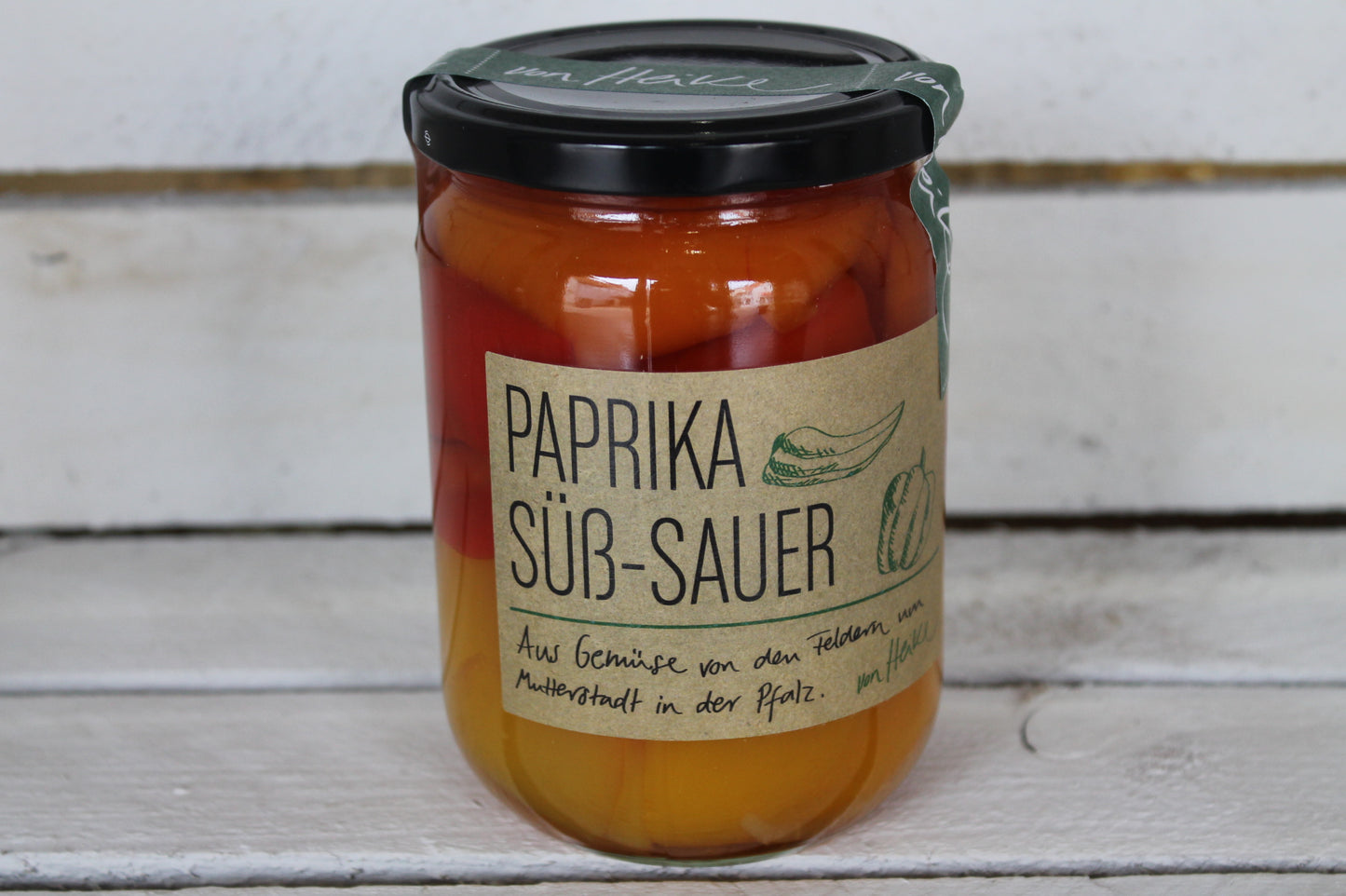 Pfälzer Paprika süß-sauer im Glas - von Heike
