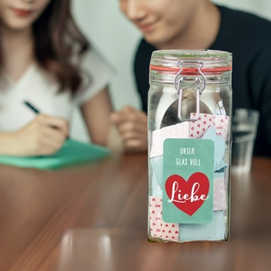 Entdecke das 'Glas voll Liebe' – Glücksmomente festhalten | Der Zuckerbäcker