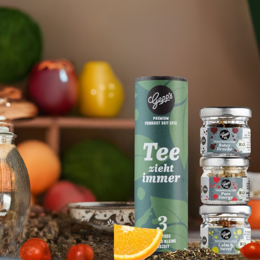 Bio-Tee Geschenk: 3 Aromen für Entspannungsmomente | Gepp's