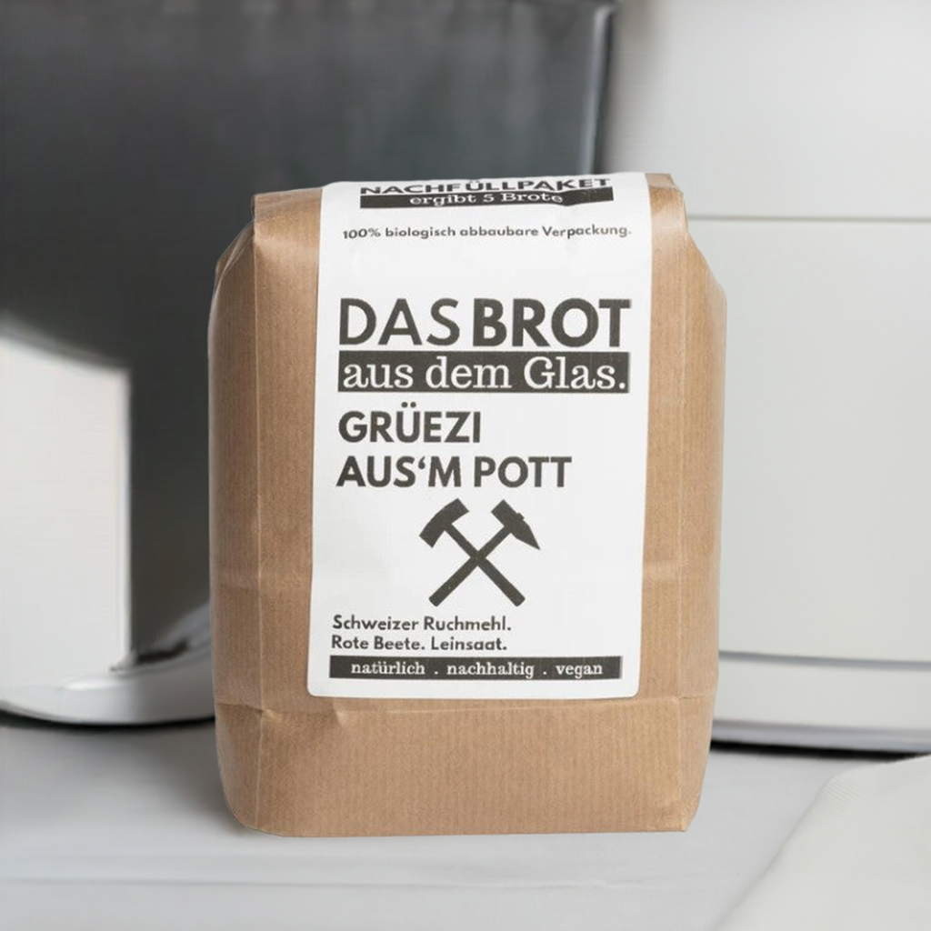 Nachfüllpack: Grüezi Brot: Bio & Vegan aus dem Pott | Brotstoff