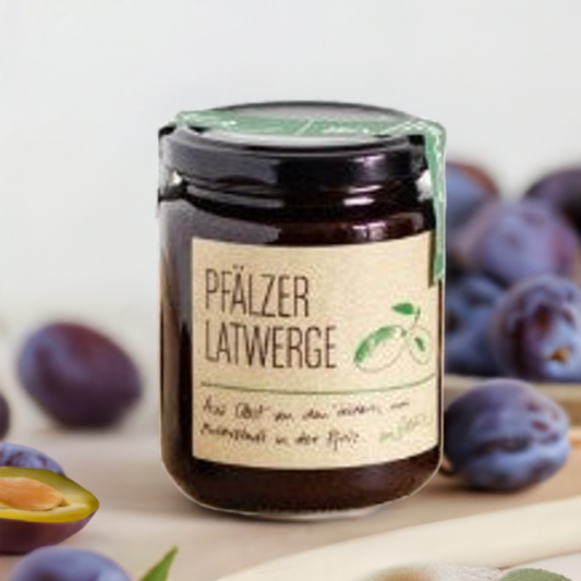 Pfälzer Latwerge (400g): Traditioneller Zwetschgenaufstrich | von Heike
