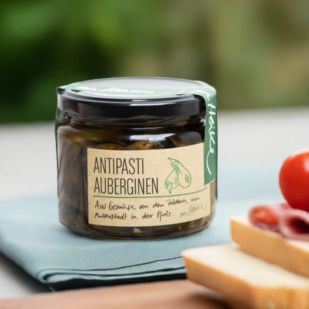 Gegrillte Aubergine mit Kräutern: Direkt vom Feld | von Heike