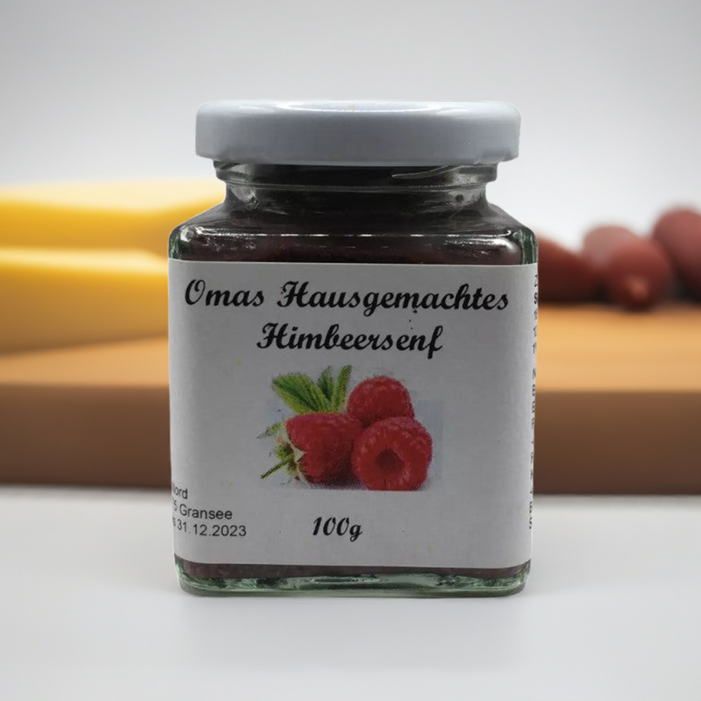 Handgemachter Himbeersenf: Natürlich & fruchtig | Omas Hausgemachtes