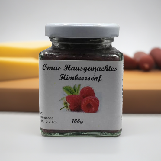 Handgemachter Himbeersenf: Natürlich & fruchtig | Omas Hausgemachtes