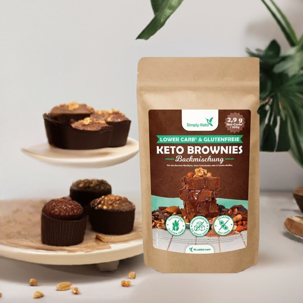 Low-Carb Backmischung: Schoko-Brownies | Simply Keto
