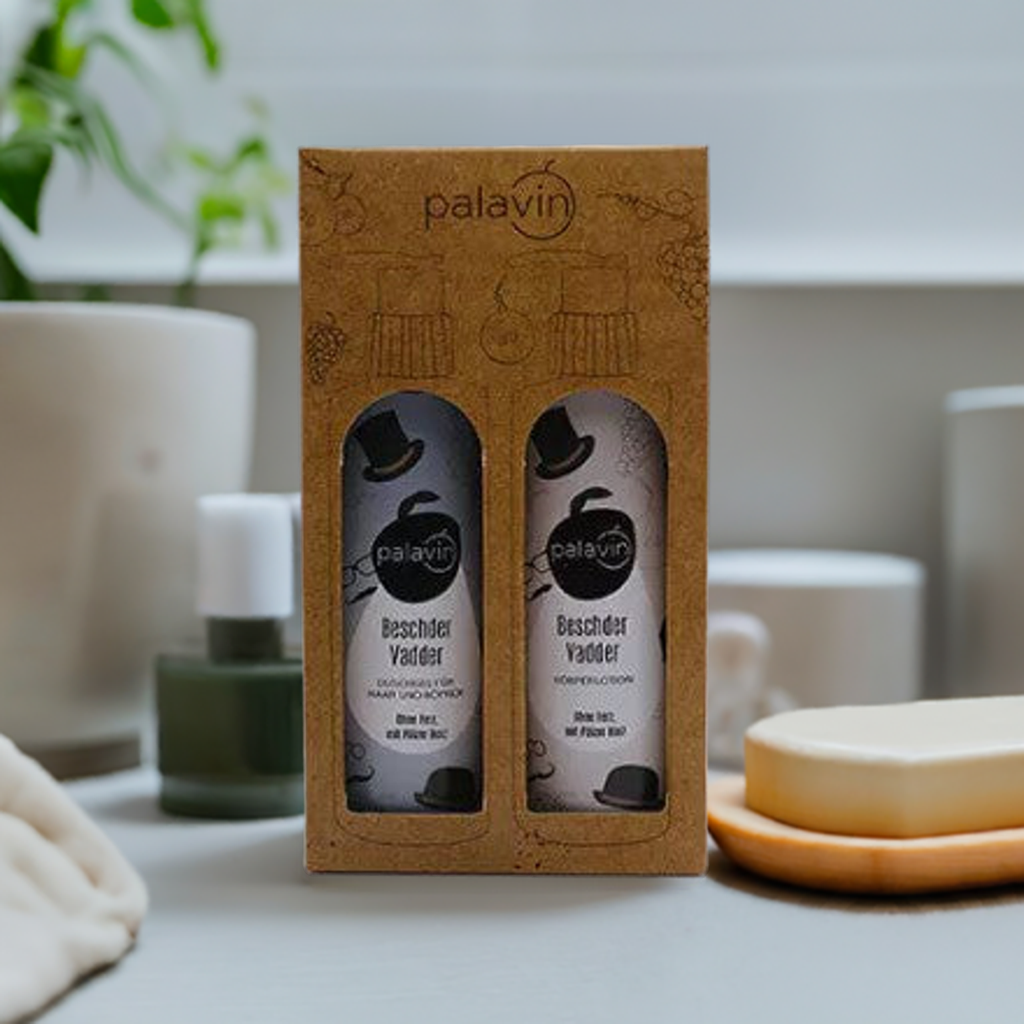 Pfälzer Pflege "fer de Mann": Duschgel & Lotion | Palavin