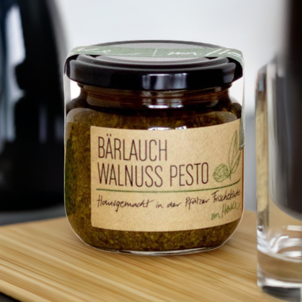 Veganes Pesto: Bärlauch & Walnuss aus der Pfalz | von Heike